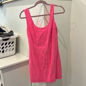 Lilly Pulitzer Bright Pink Dress